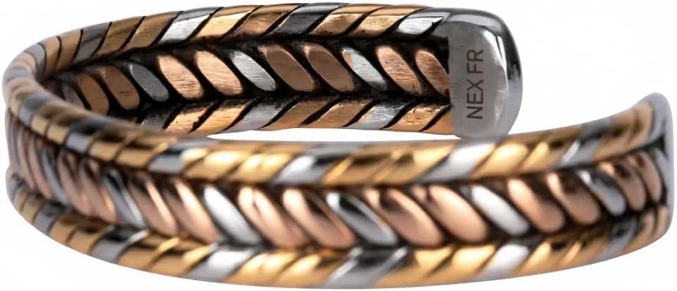 Næxon 316 Stainless Steel Cuff Bracelets — Auric Large product photo