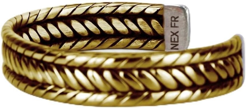 Næxon 316 Stainless Steel Cuff Bracelets — Golden Large product photo