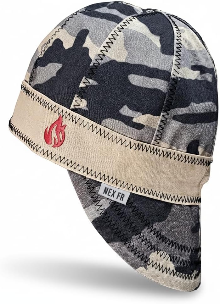 Næxon 8-Panel FR Welding Cap — Stealth product photo