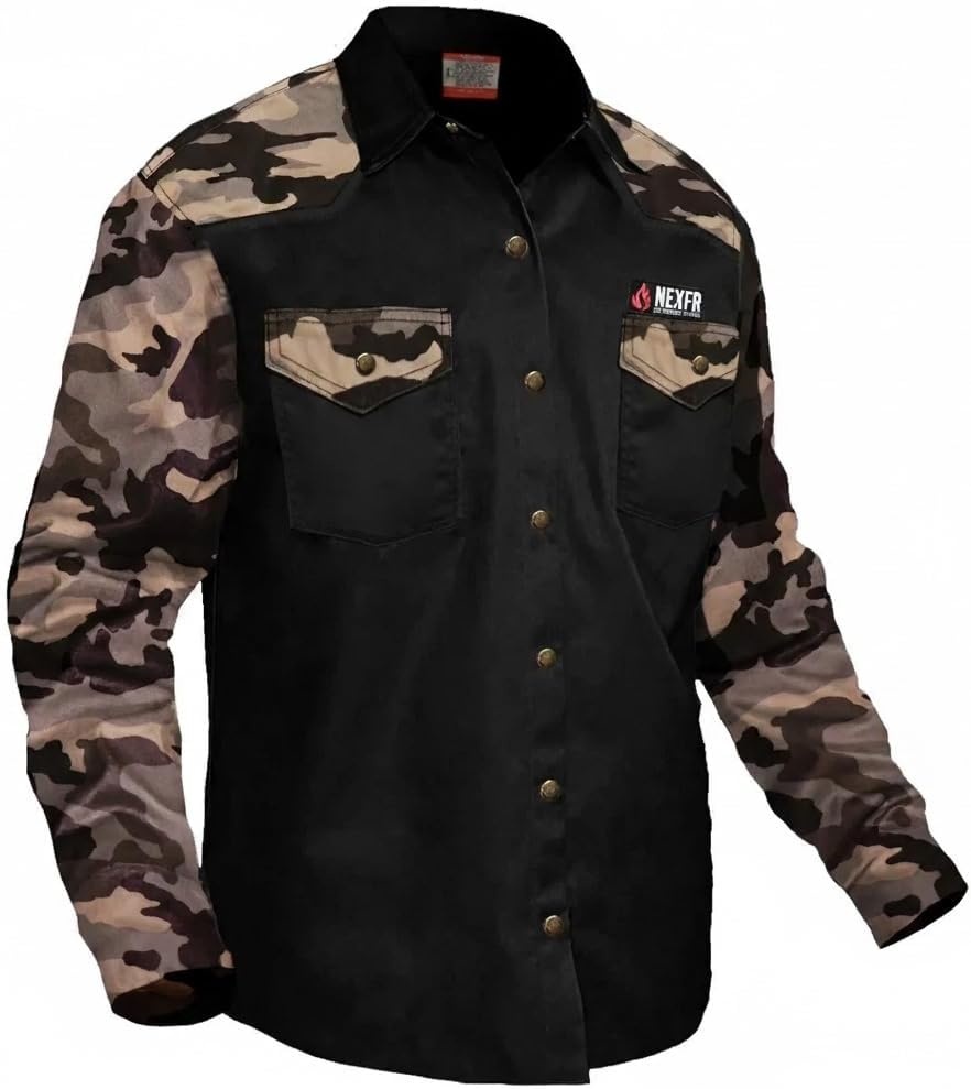 Næxon Combine Two-Tone FR Shirt — Black/Stealth product photo