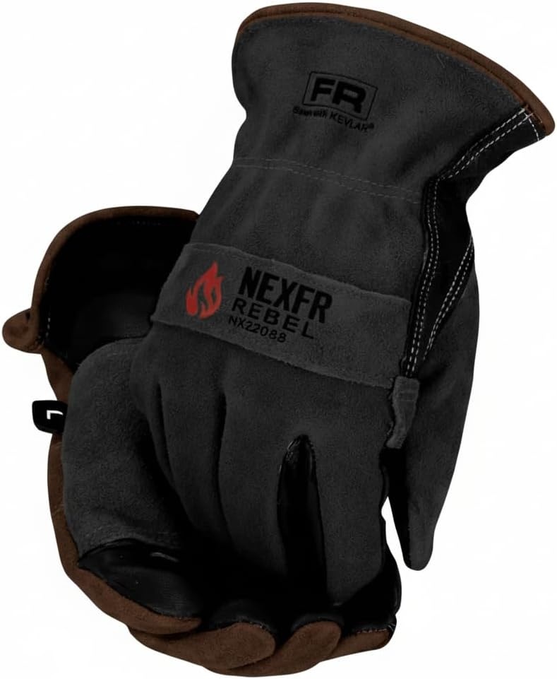 Næxon Rebel Utility & Welding Gloves — Black product photo