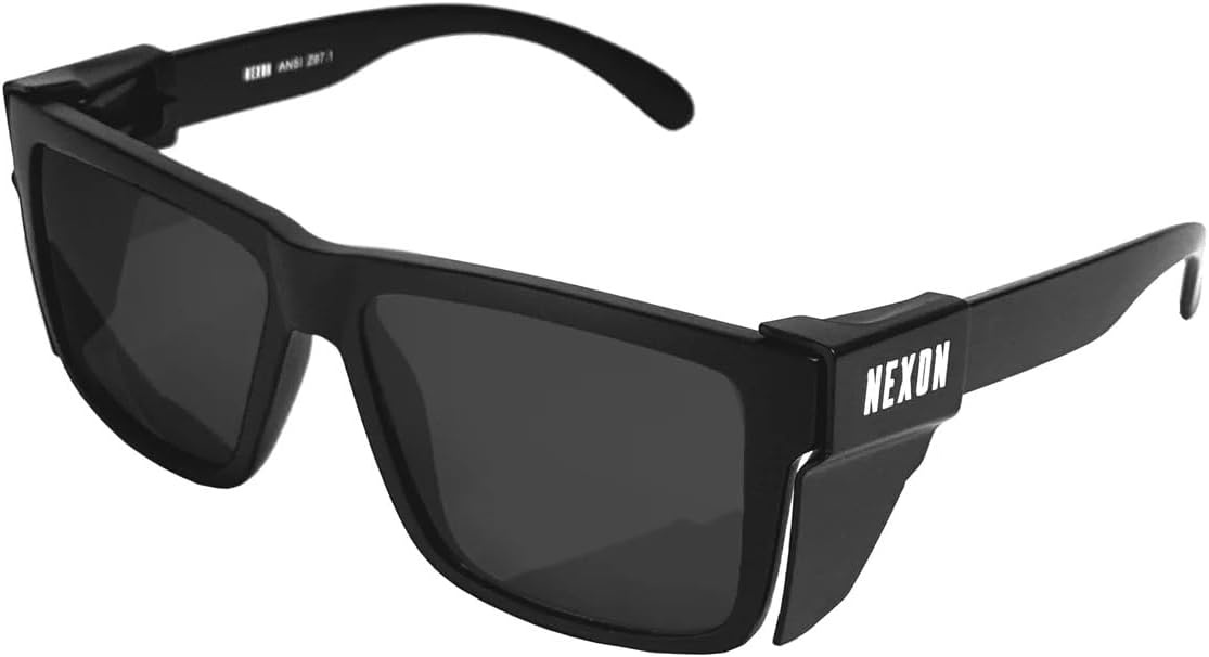 Næxon Badger Z87 Safety Glasses — Badger Black product photo