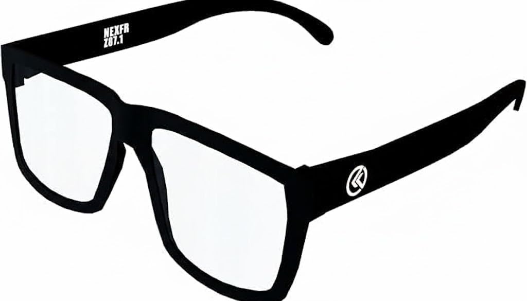 Næxon Badger Z87 Safety Glasses — Black product photo